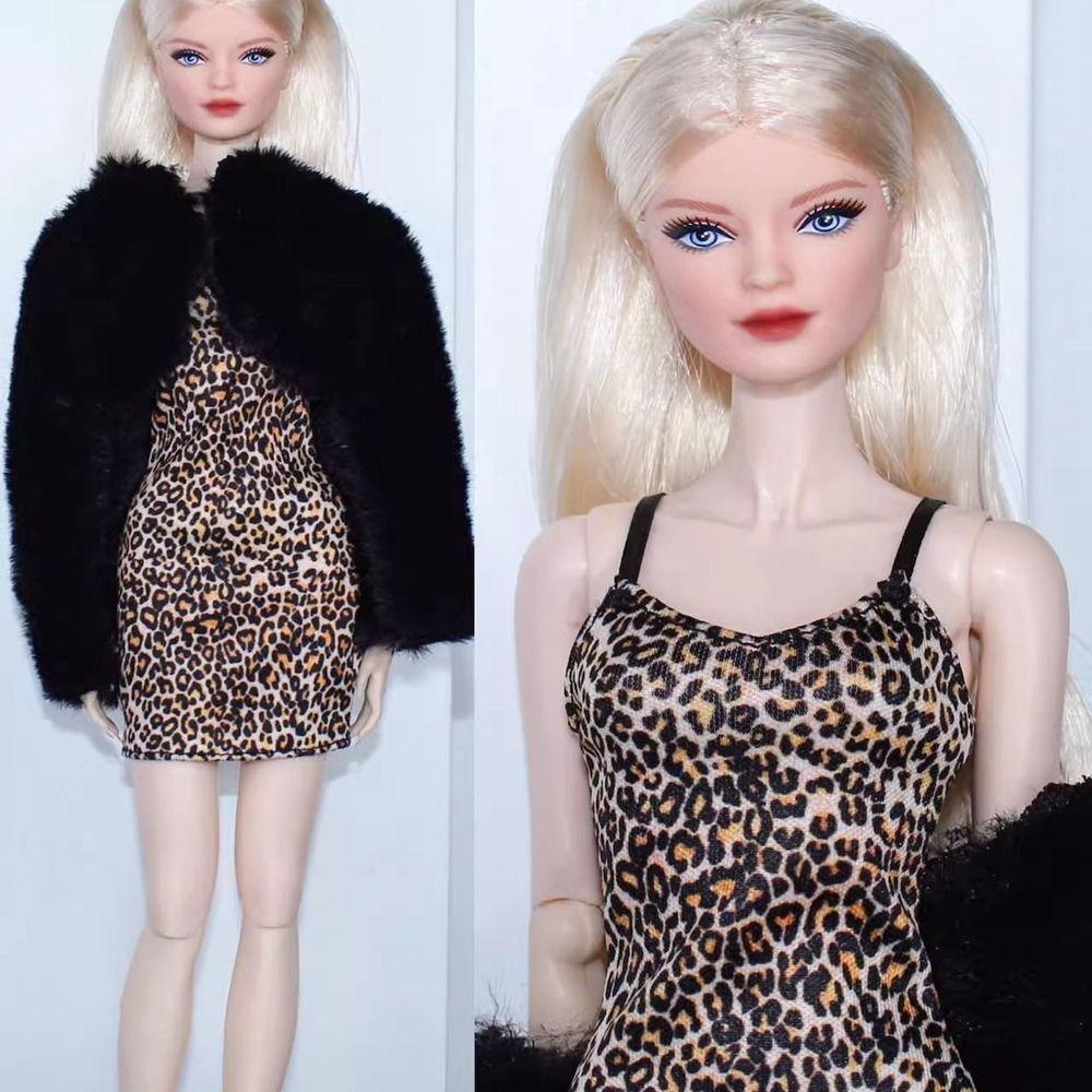 Модная кукольная одежда для вечеринок, повседневная одежда, плюшевое пальто, новая одежда для кукол 30 см, одежда для кукол 11,5"/1/6 BJD