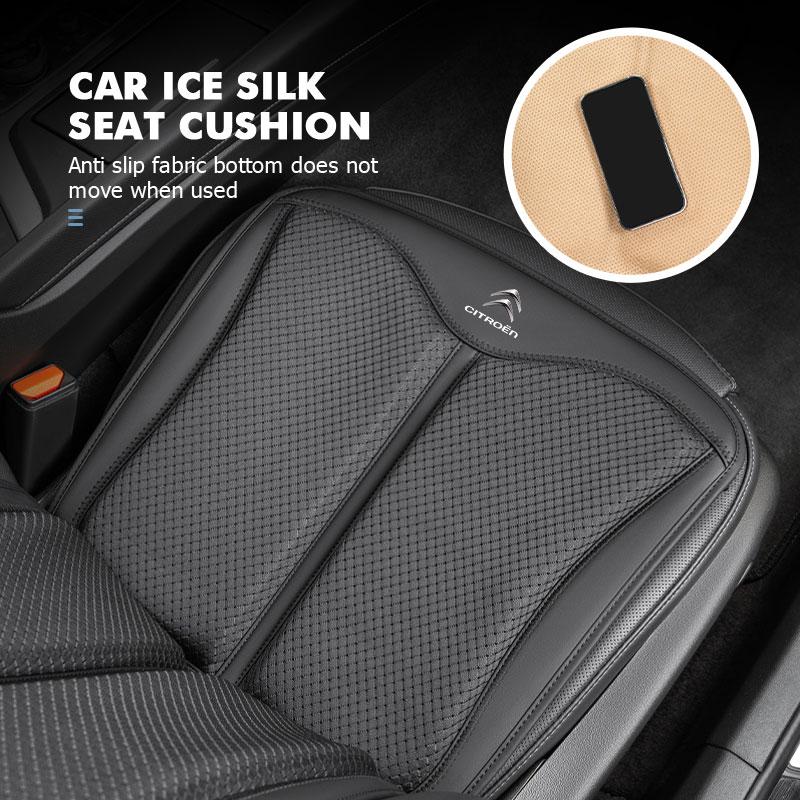 Car Seat Increase Cushion Breathable Ice Silk Thick Pad Soft Mat For Citroen C4 C3 C5 C1 C2 C6 VTS C4L DS3 DS4 DS5 Grand