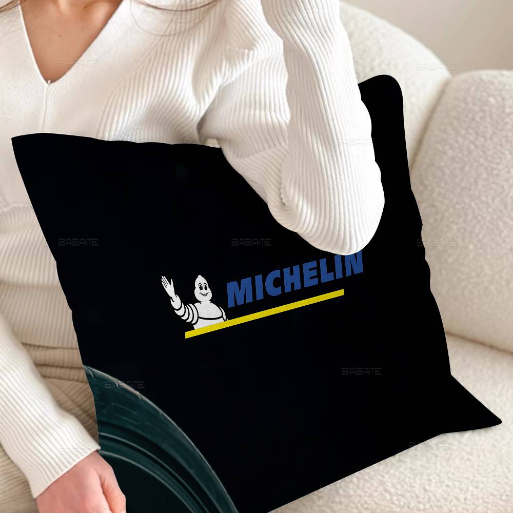 Подушка с логотипом M-Michelins для спальни и гостиной, декоративная наволочка для дивана