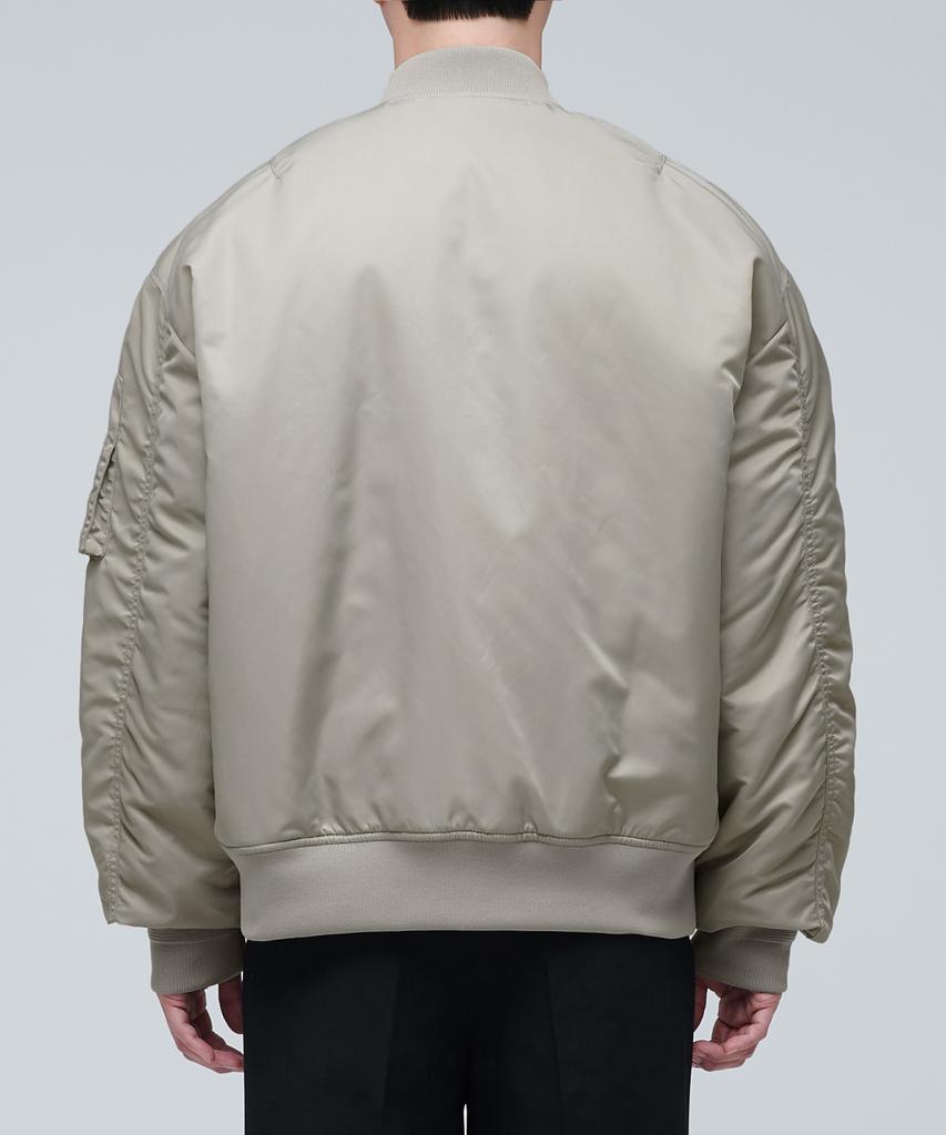 Musinsa Standard Oversized Ma-1 Bomber Jacket [Dusty Beige]