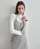 Mongdol Mohair Layered Knit Long Dress Gray Mdop054Gray