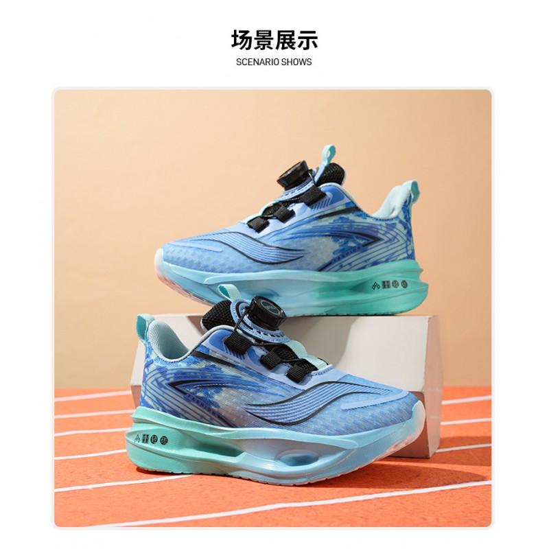 Boys Running Shoes Mesh Breathable Kids Sneakers Soft Sole Shock Absorption 7-16 Years Old