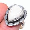 Dendrite Opal Handmade 925 Sterling Silver Jewelry Ring Size 9 f5A95