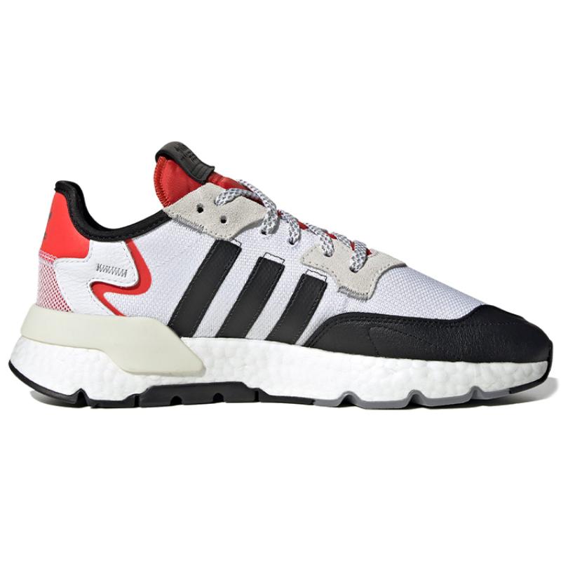 adidas Кроссовки Nite Jogger Белые Черные Красные EH1293