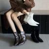 2025 Autumn and Winter New Pointed Heel European and American Fashion Versatile Short Boots