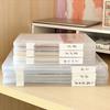 Clear Document Paper Portable Puzzle Storage Holder A4 Transparent Storage Box  Office