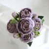 Искусственный цветок розы Водонепроницаемый Эстетический Компактный Красивый центральный элемент Искусственный цветок для офиса