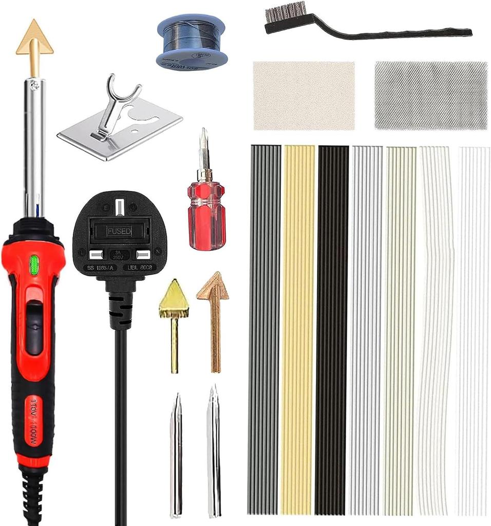 Электрический паяльник для ремонта бампера автомобиля: Набор инструментов для сварки пластиковых трещин и обслуживания автомобиля