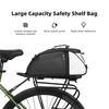 Bike Trunk Bag Large Capacity Reflective Bicycle Rear Rack Bag Multi Purpose Bike Luggage Bag Durable and Wateresistant