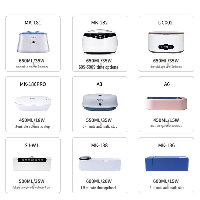 Ультразвуковая мойка для очков, ювелирных изделий, часов и контактных линз