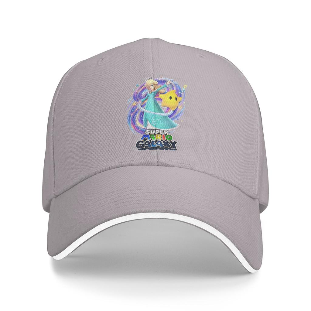 Rosalina Marios Galaxy Movie Baseball Cap Casual Sandwich Hat for Men Women Polyester Dad Hat Outdoor