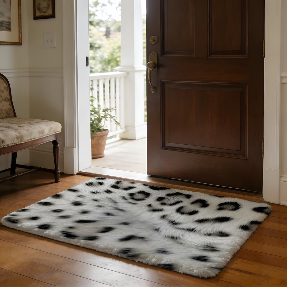 New Fashion Leopard Print Diy Girls Floor Mat Soft Flannel Absorbent Mat Non-Slip Rug Home Bedroom Bathroom