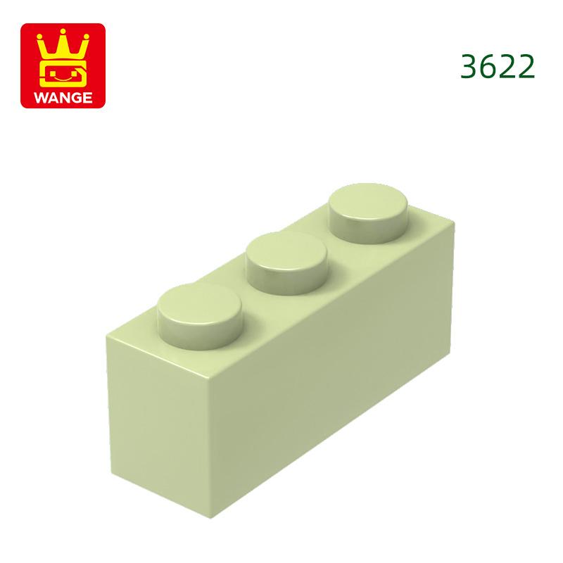Нетоксичный 85 шт./лот 3622 1x3 точки Строительный блок Moc Классические аксессуары Совместим с Кирпич Детские игрушки Подарочная коробка