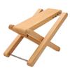 Guitar Foot Rest Adjustable Height 4 Position Foldable Solid Wood Foot Stool for Performance