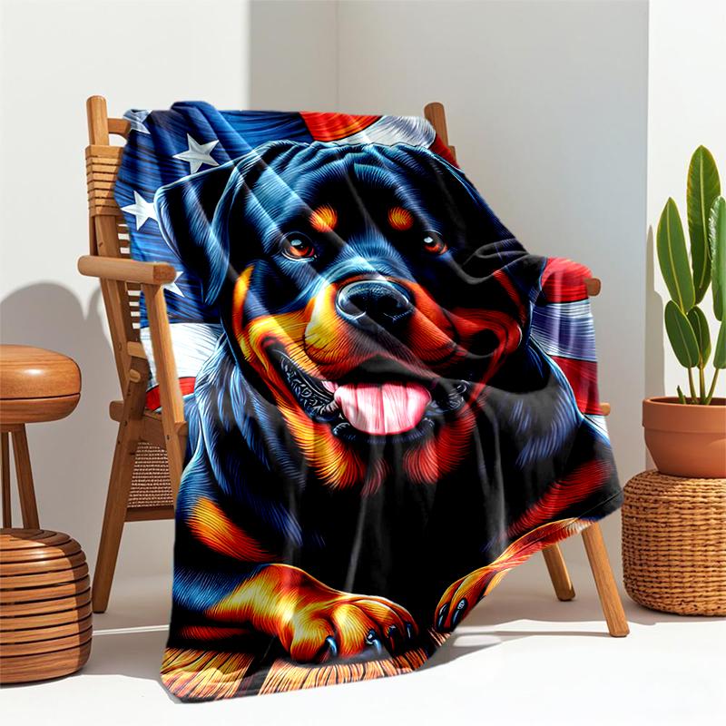 1pc American flag patriotic pet blanket, al season lightweigh Poster blanket home office outdoor nap multifunc Poster blanketional blanket