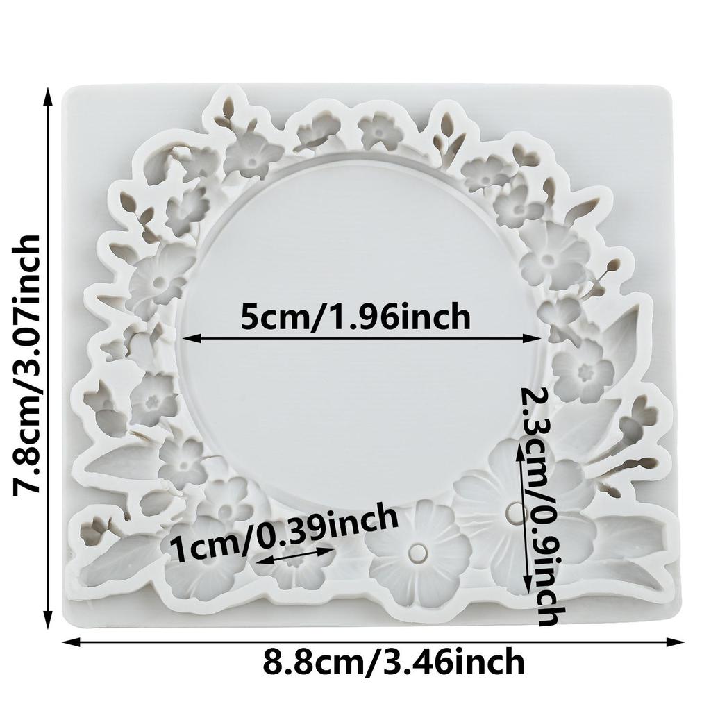 Picture Frame Silicone Molds Photo Frame Fondant Mold Cake Decorating Tools Cupcake Topper Candy Resin Clay Chocolate Gumpaste Mold