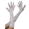 Transparent Lace Cutout High Elasticity Long Gloves