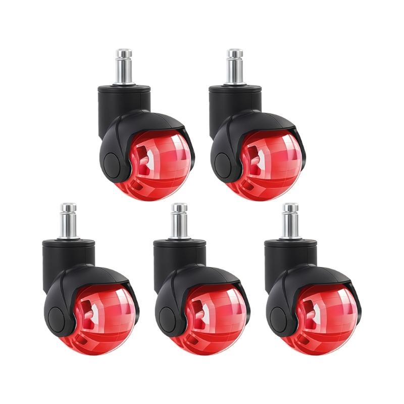11x22mm Standard Size PU Ball Casters for Office Chairs Featuring Noise Movement Smooth 360 Rotations and Scratch Resistant Design