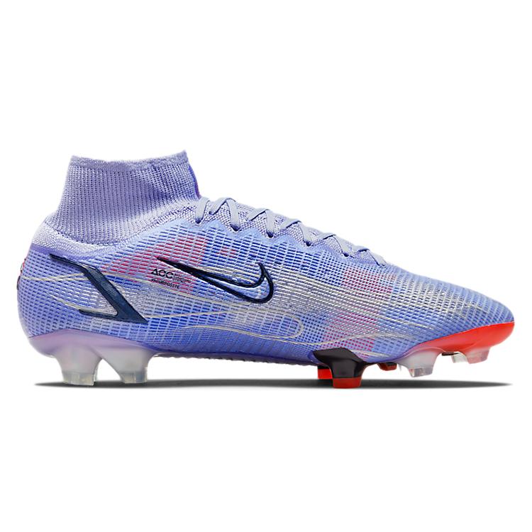 Новые Nike Mercurial Superfly 8 Fg Kylian Mbappe Flames Прозрачная подошва DB2859-506