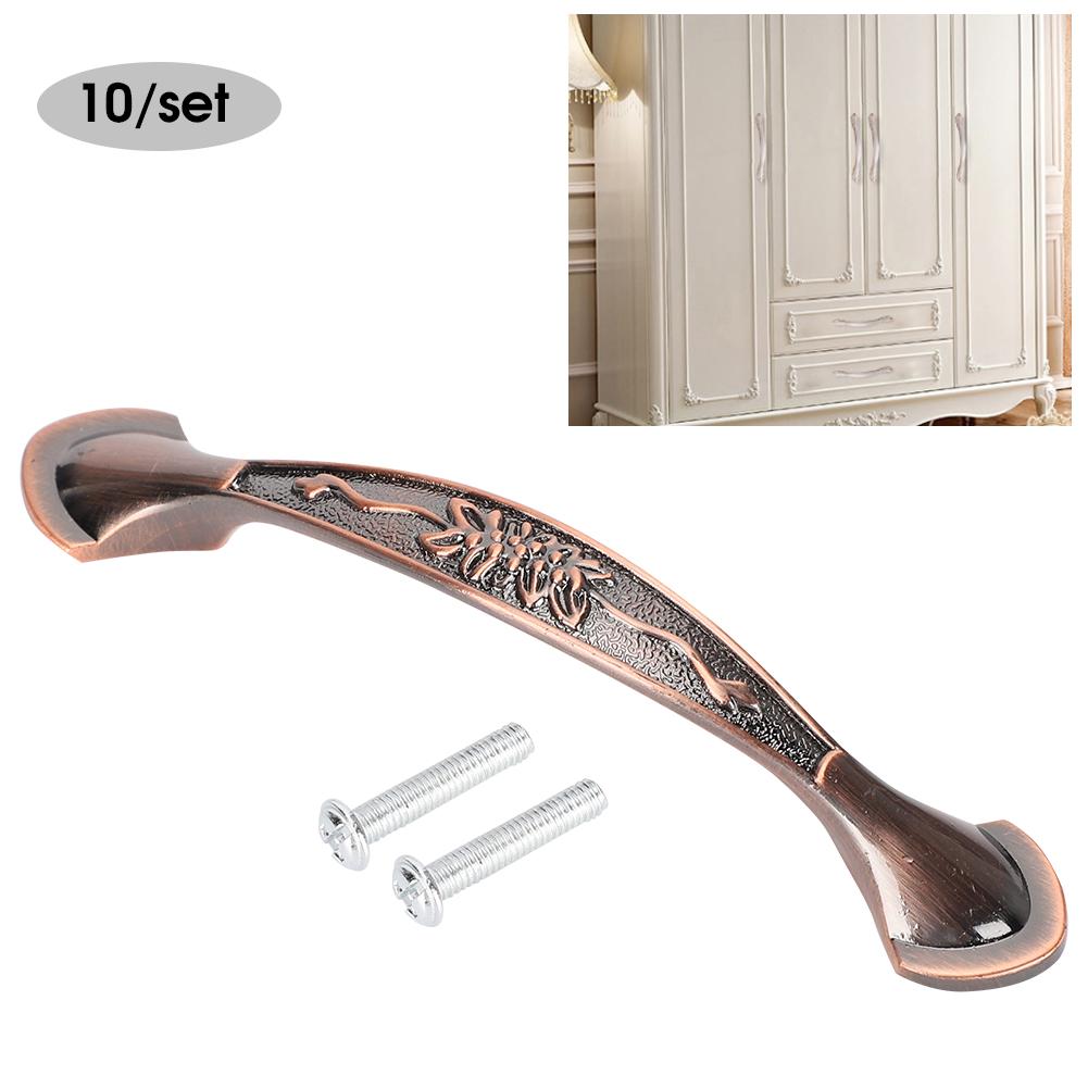 10 комплектов фурнитуры для шкафа, простая дверная, кухонная, офисная, выдвижная ручка для шкафа