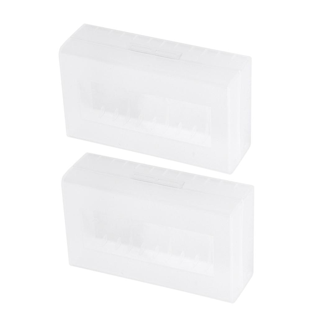 2PCS 2*2070021700 Battery Box Container NonWaterproof Battery Storage Box