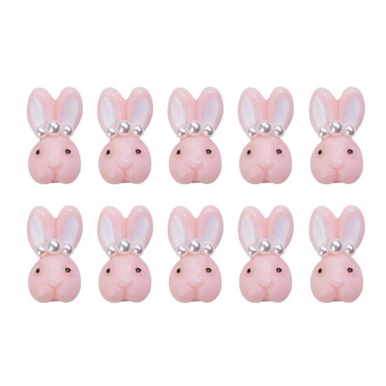 Yousheng 10 шт. украшения для ногтей в виде маленького кролика милые мультяшные украшения для ногтей для красивых и очаровательных аксессуаров для ногтей