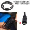 USB-кабель длиной 150 см Легкое подключение Стабильная передача Высокоскоростная передача UC-E6 8-контактный Кабель для передачи данных Mini USB для камеры Nikon