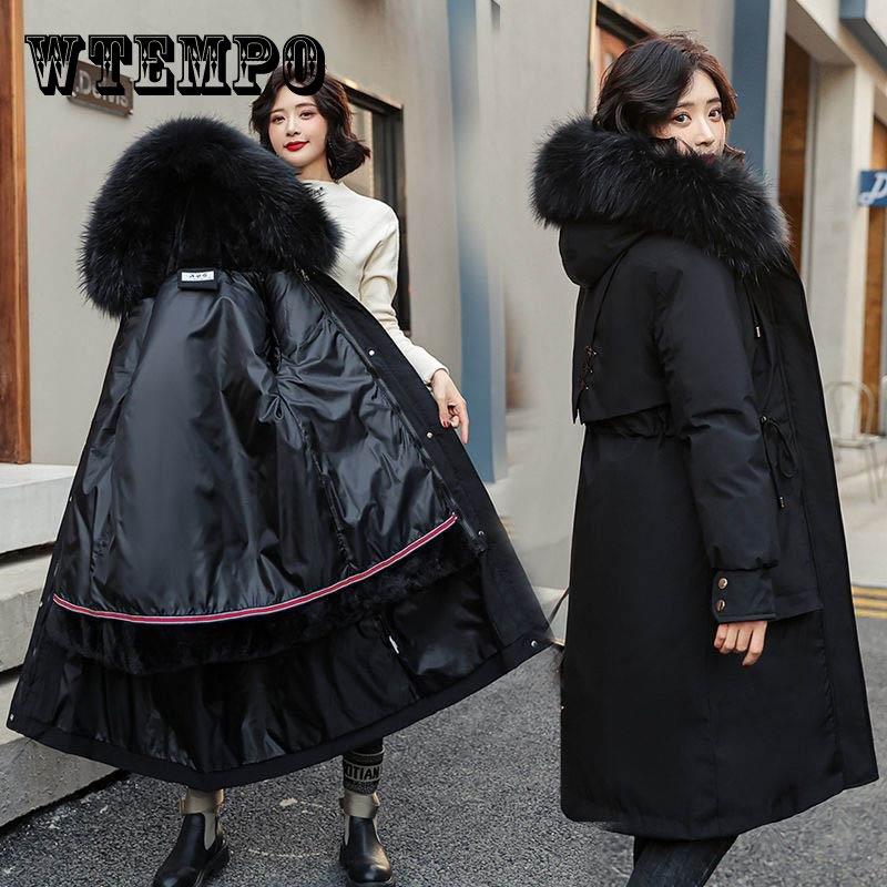 Однослойная трехслойная женская куртка средней длины со съемной подкладкой, хлопковая стеганая куртка с бархатной утолщенной талией, стеганая куртка