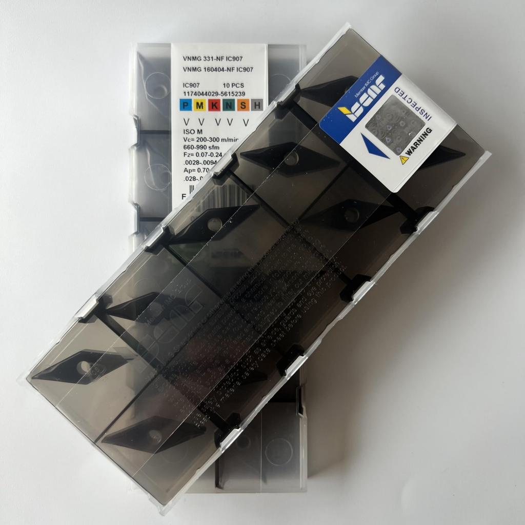 ISCAR / VNMG160404-NF IC907 / Промышленные сменные твердосплавные пластины 10 шт.