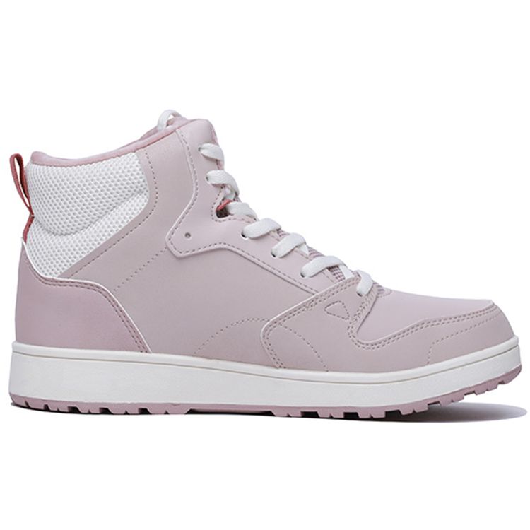 Anta Повседневные высокие кеды женские кроссовки серые розовые белые 122048988-1