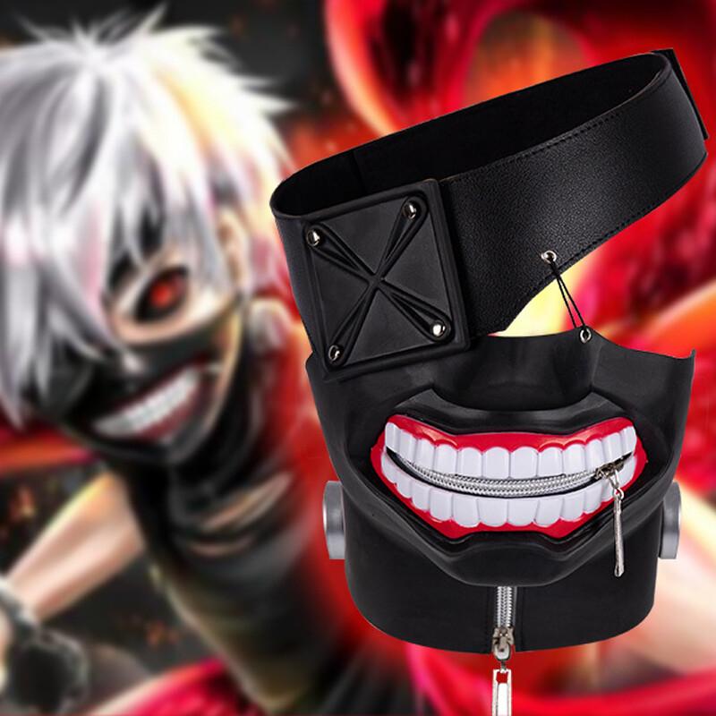 Аниме Токийский Гуль Канеки Кен Косплей Костюм Маска Партия Маска Косплей