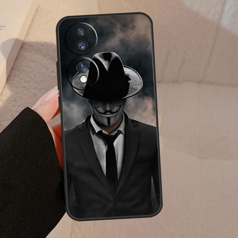 Мужской костюм рубашка галстук для Honor 90 70 50 Lite Magic 5 Pro 8X 9X чехол для телефона Honor X8a X9a X7a X6a X9 X7 X8 X9b