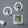PVC board Wall shelving rotundity/square/hexagon Wall display Wall decoration shelf  bedroom