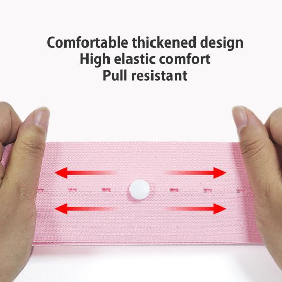 Ремень для мониторинга плода с петлей-кнопкой, эластичный пояс для монитора сердца плода, расширенный, для беременных женщин, для больницы