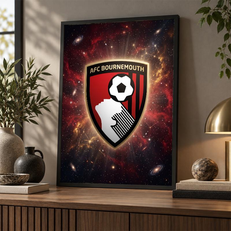 Bournemouth Football Diamond Painting Kit 5D Full Drill DIY Diamond Mosaic Wall Art Home Decor