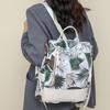Многоцелевой рюкзак с принтом, женская сумка через плечо, большая вместимость, многофункциональный школьный рюкзак с защитой от кражи
