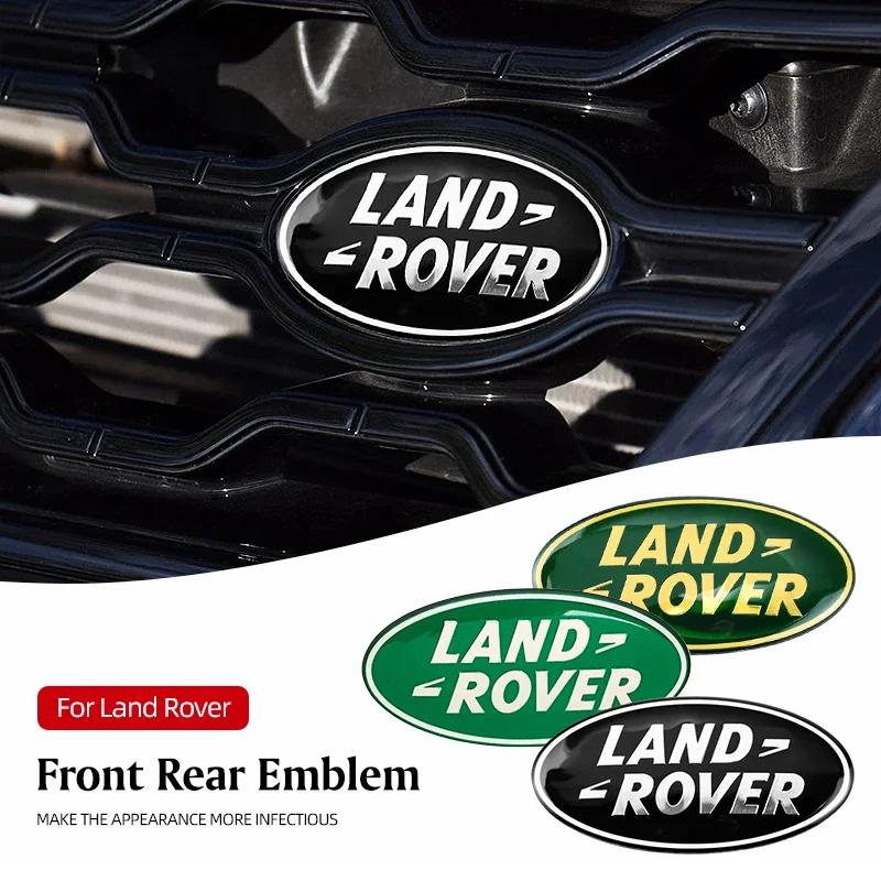 3D Front Grille Logo Car Trunk Sticker Auto Accessories Land Rover Range Rover Freelander SV SVR Velar Evoque Land Cruiser SA7