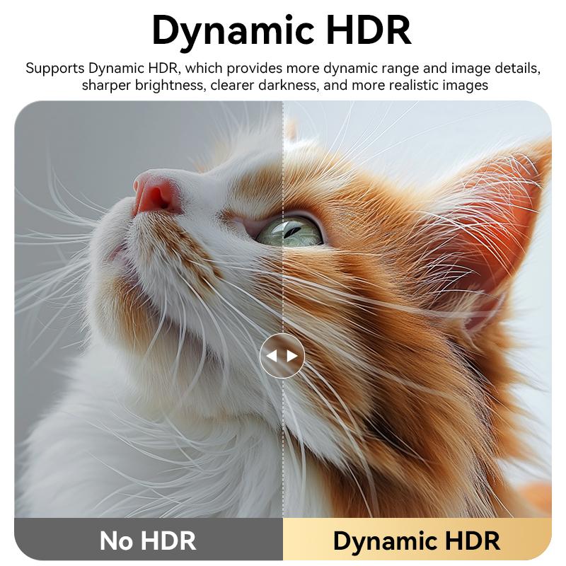 USB C to DP 2.1 Cable 8K@60Hz 4K@144Hz For Thunderbolt 4/3 Type C to DisplayPort 2.1 Cable for MacBook Huawei Air Projector