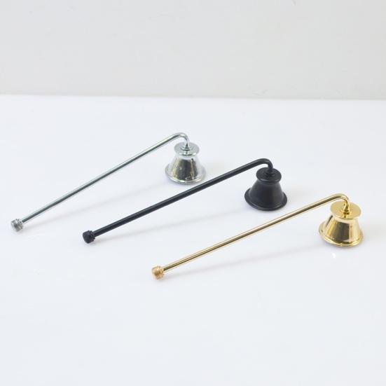 Огнетушитель свечей из нержавеющей стали, инструмент для тушения трубы в американском стиле, элегантная нержавеющая крышка фитиля для тушения пламени свечи