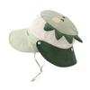 Mesh Summer Kid Sunhat Quick-dry Children's Fisherman Hat Cute Cartoon Animal Bucket Hat  Boy
