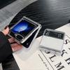 Для Magsafe Magnetic 3PCS Case для Samsung Z Flip6 Flip5 Flip4 ударопрочный прозрачный ПК жесткий тонкий чехол для телефона чехол