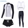 Womens Quick-Dry UV Protection Rash Guard Set Long Sleeve Top Pants Surfing Diving Snorkeling
