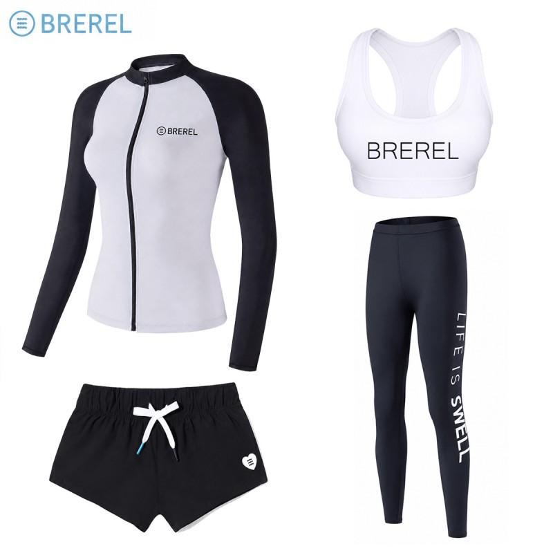 Womens Quick-Dry UV Protection Rash Guard Set Long Sleeve Top Pants Surfing Diving Snorkeling