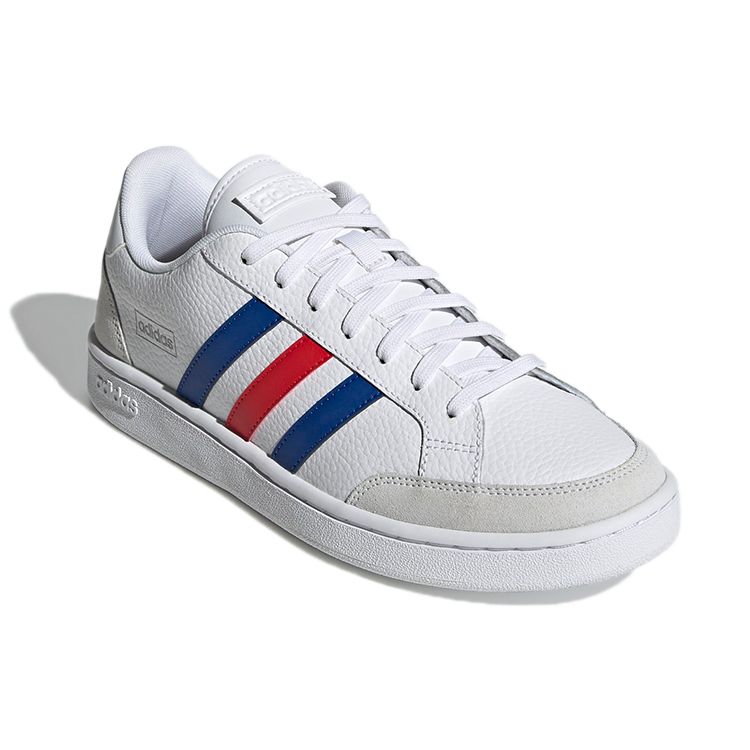 adidas Кроссовки унисекс Grand Court SE White Royal Blue Red H02029