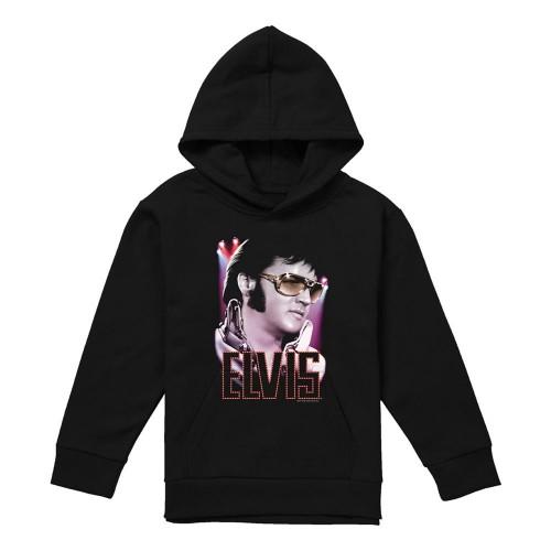 Elvis Presley Childrens/Kids Star 70s Pullover Hoodie