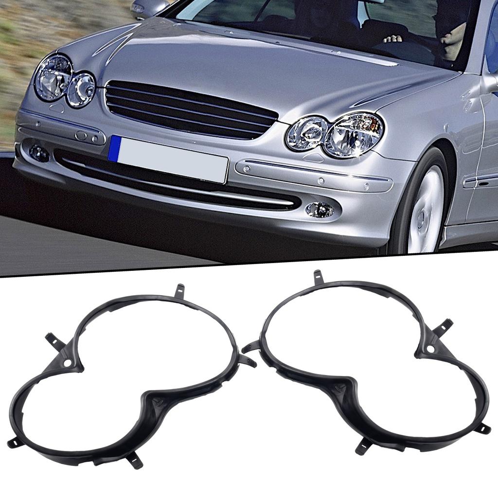 1 пара прокладок фары левая правая для Mercedes W209 CLK 2003-2009 Headlight Slealers Auto Front Lamp Gaskets Kit Black