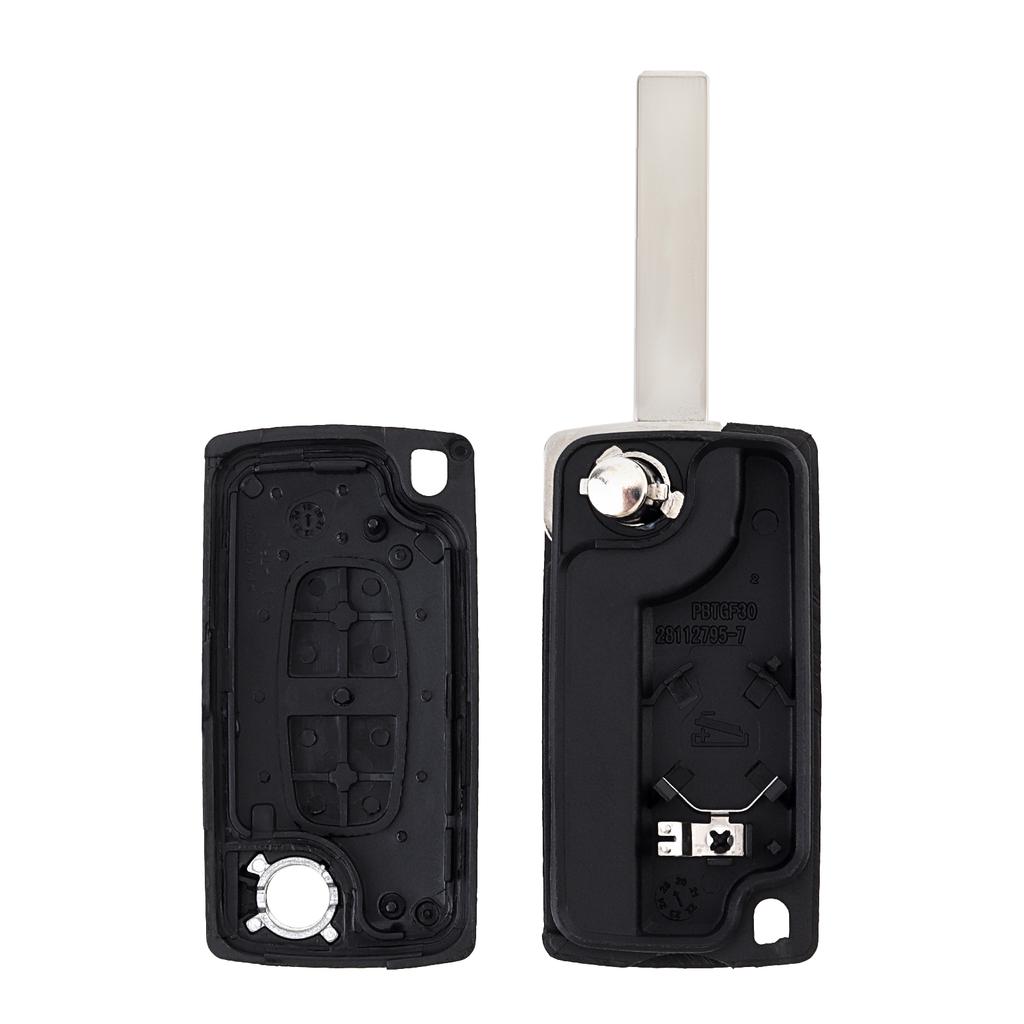 2 кнопки Citroen Выкидной ключ Брелок Чехол Замена 207 307 308 407 C1 C2 C3 C4 Брелок Отвертка Износостойкий
