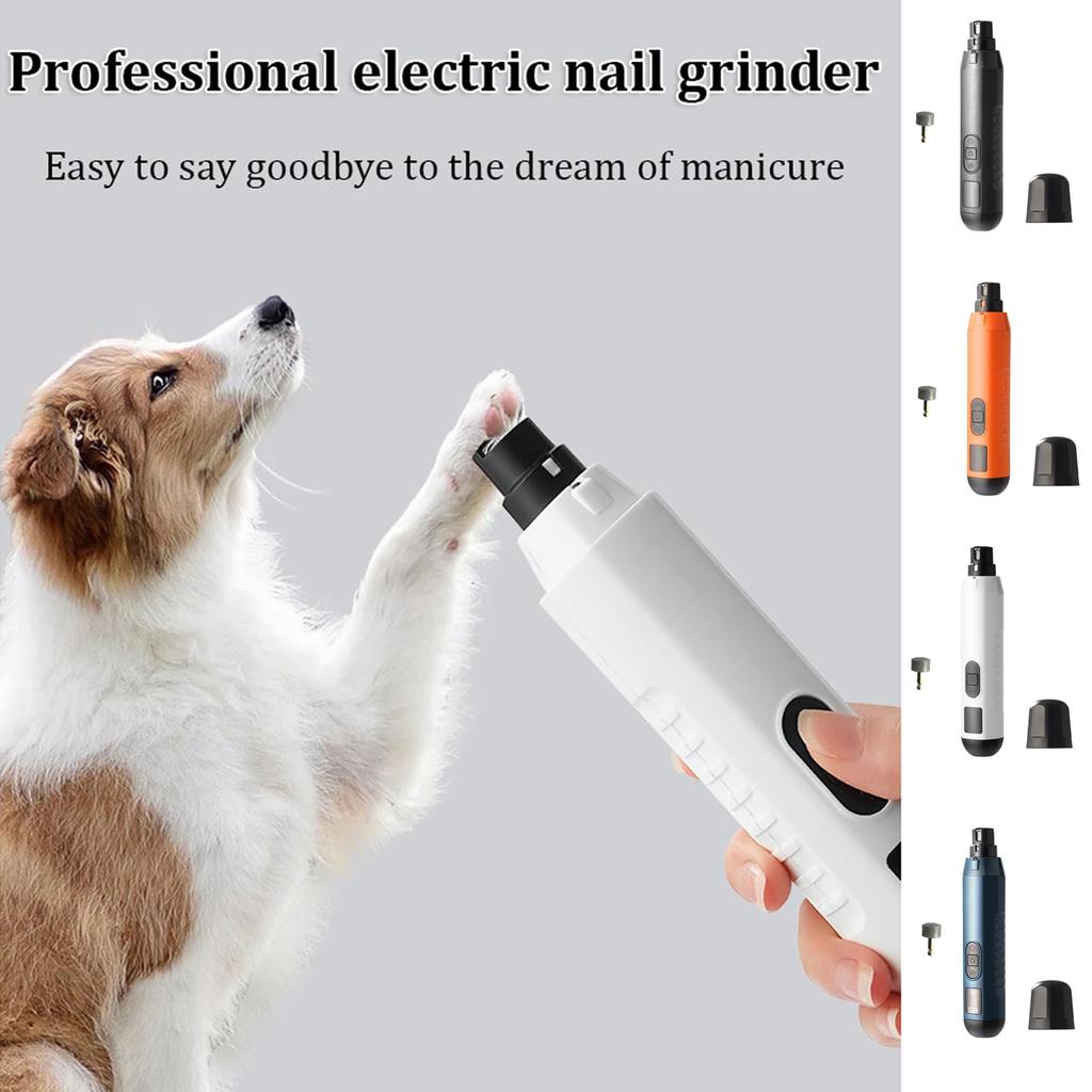 Pet Nail Polisher With Lights, Blood Line, Electric Charging, Nail Clipper, And Dog Manicure