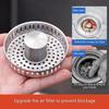 Efficient Kitchen Sink Drain Filter Space Saving & Convenient Sink Drain Basket Trouble Free Maintenance for Bathroom