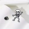 Zinc Zinc Zinc Alloy Halloween Funny Brooch Pumpkin Flying Broomstick Cat Brooch Skeleton Brooch  Halloween
